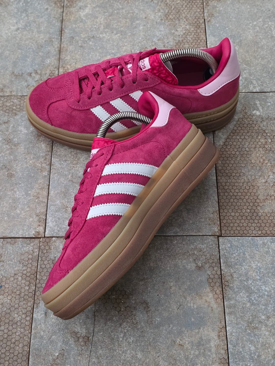 (230)아디다스 가젤 볼드 와일드 핑크 상품이미지5