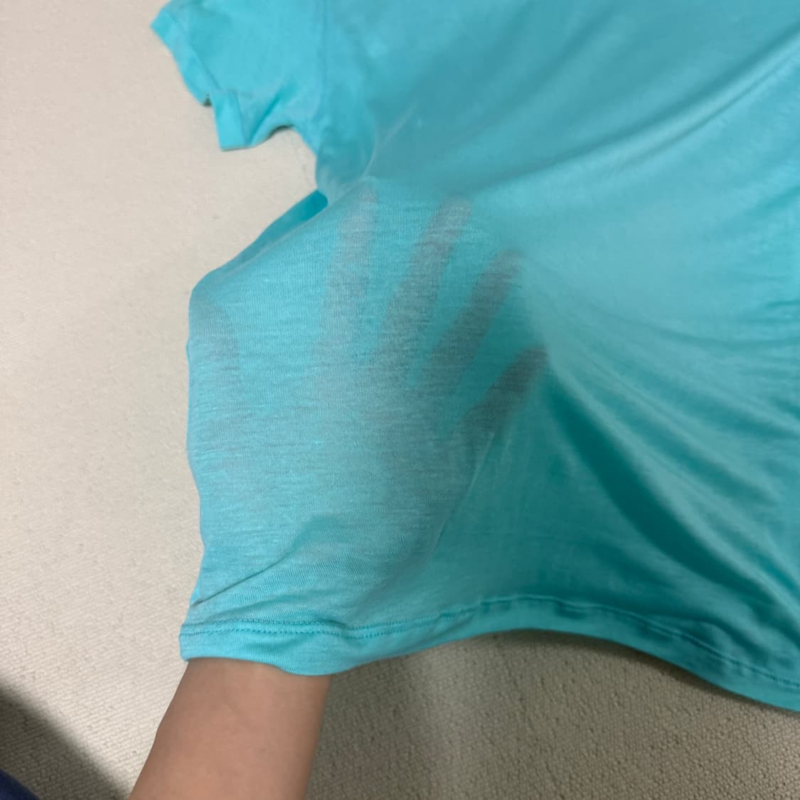 베이스레인지 charles turquoise bamboo tee 상품이미지10