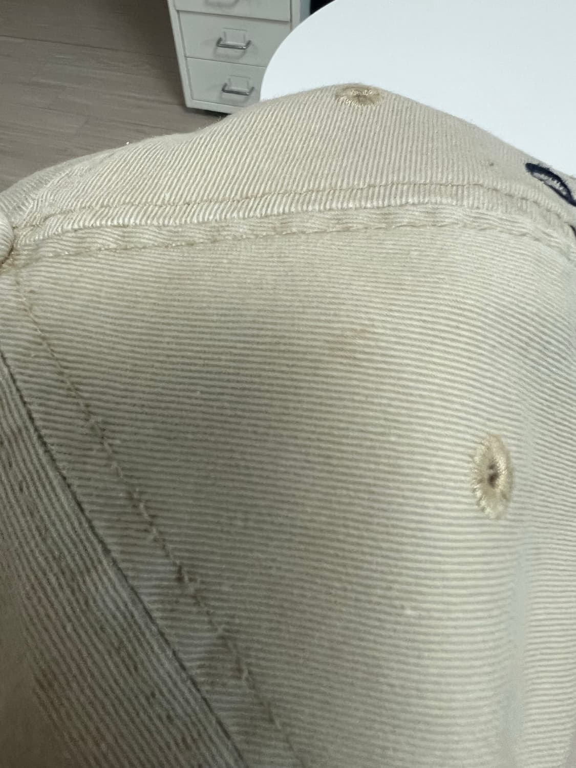 폴로 빈티지 아이보리 볼캡 모자 상품이미지4