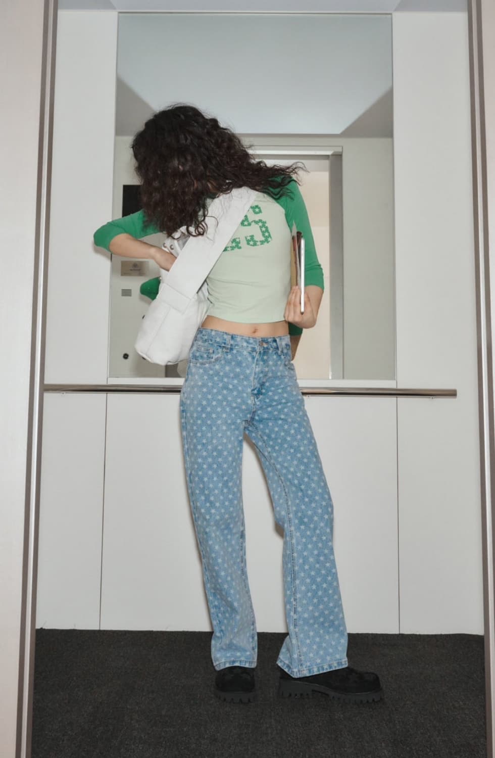 플리즈프로젝트 STARRY RELAX DENIM 3사이즈 상품이미지2