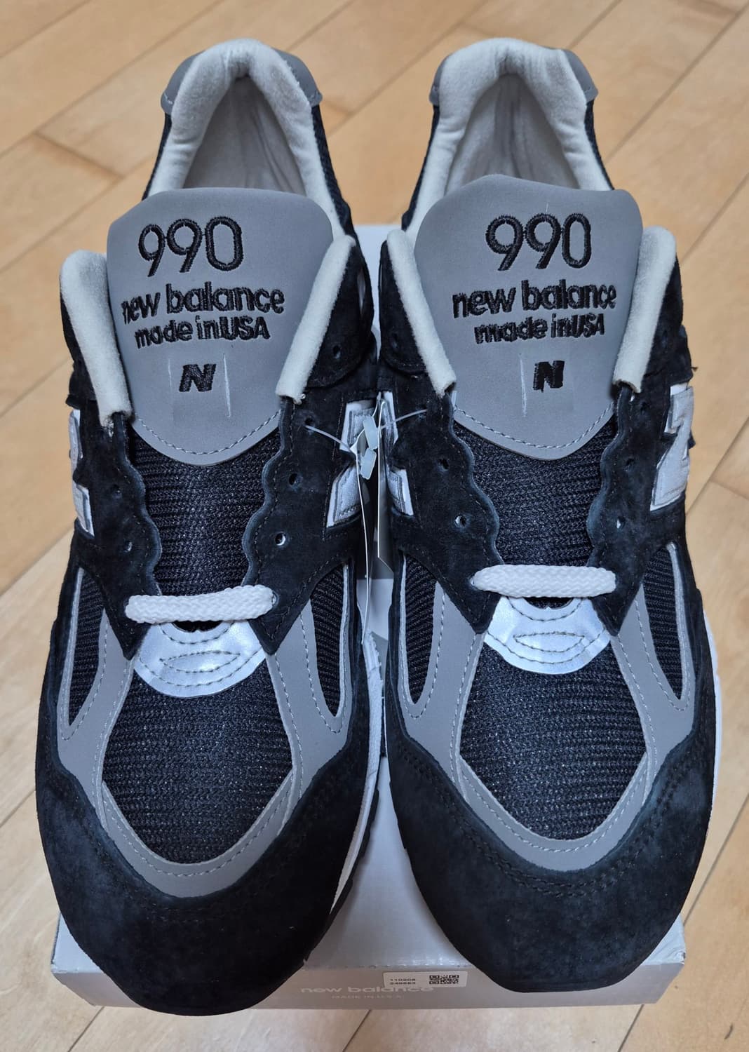 [새상품]뉴발란스 990v2 블랙 275mm 상품이미지3