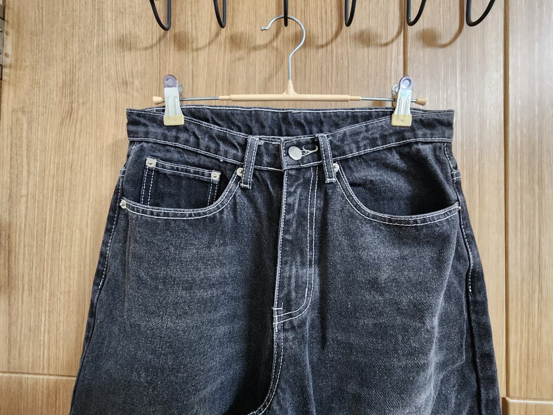 (M)트릴리온 프런트 워싱 데님 팬츠  상품이미지2