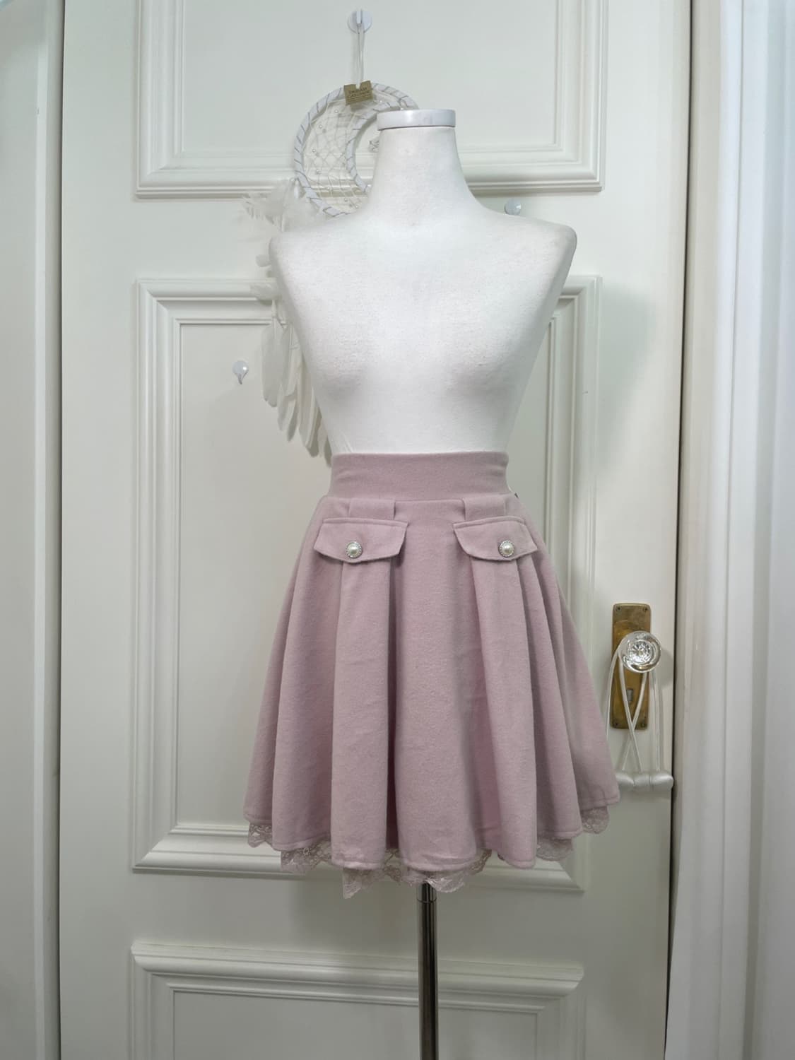 HONEY CINNAMON pink lavender lace trim 상품이미지1