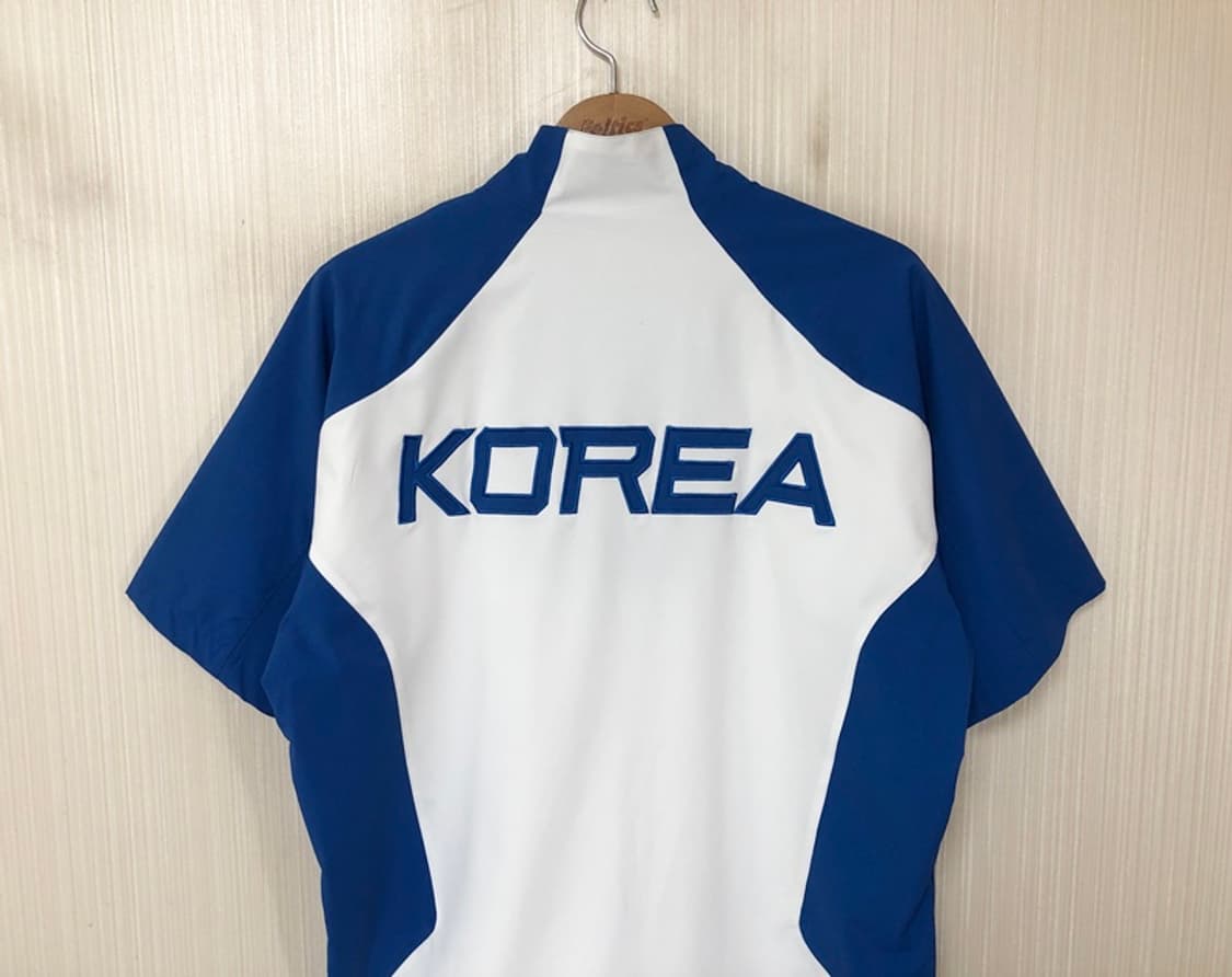 데상트국대 국대KOREA 야구국가대표 하프집업 반팔바람막이 M(95) 상품이미지9