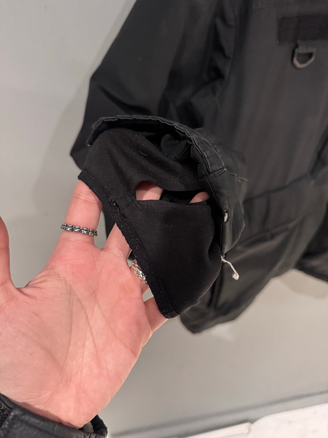 노스페이스 EC 컬렉션 블랙 후드 패딩  상품이미지9