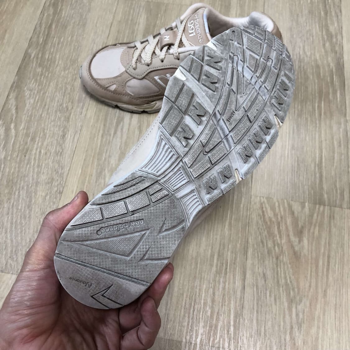 (225) 뉴발란스 991  MADE IN UK 991 샌드 핑크 상품이미지3