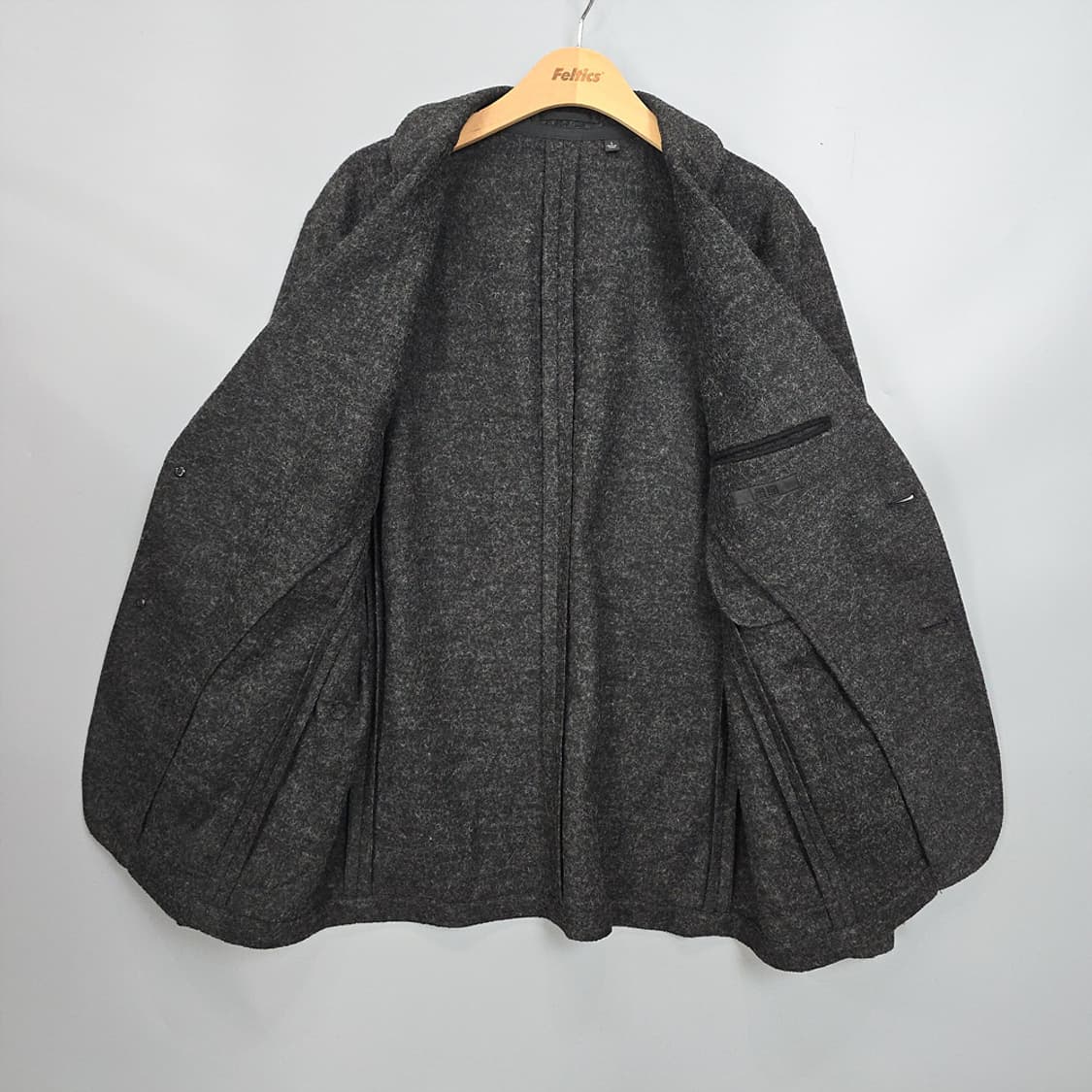 남성 유니클로 UNIQLO 울 블렌드 자켓 L 상품이미지5