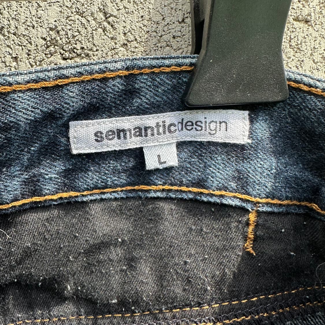 semantic design multi zipper jeans 상품이미지5