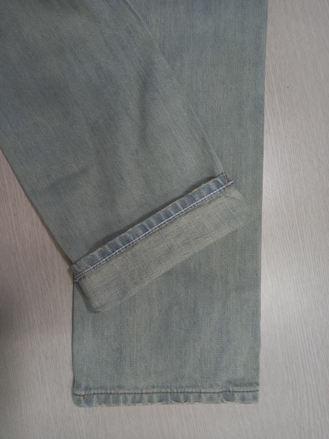 34 리바이스511 데미지워싱 슬림일자 연청 34-547 상품이미지6