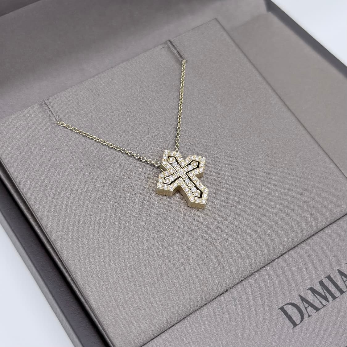 [S+급/스몰] 다미아니 벨에포크 크라운 옐로우 골드 18k 목걸이 상품이미지3