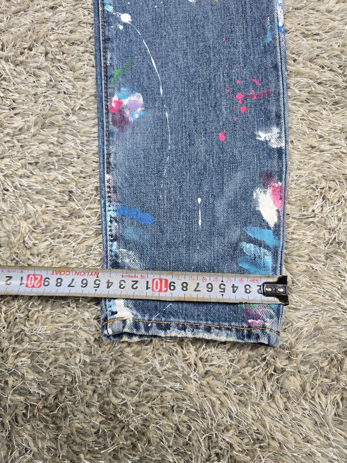 폴로 랄프로렌 페인트 데님 청바지 34 상품이미지8