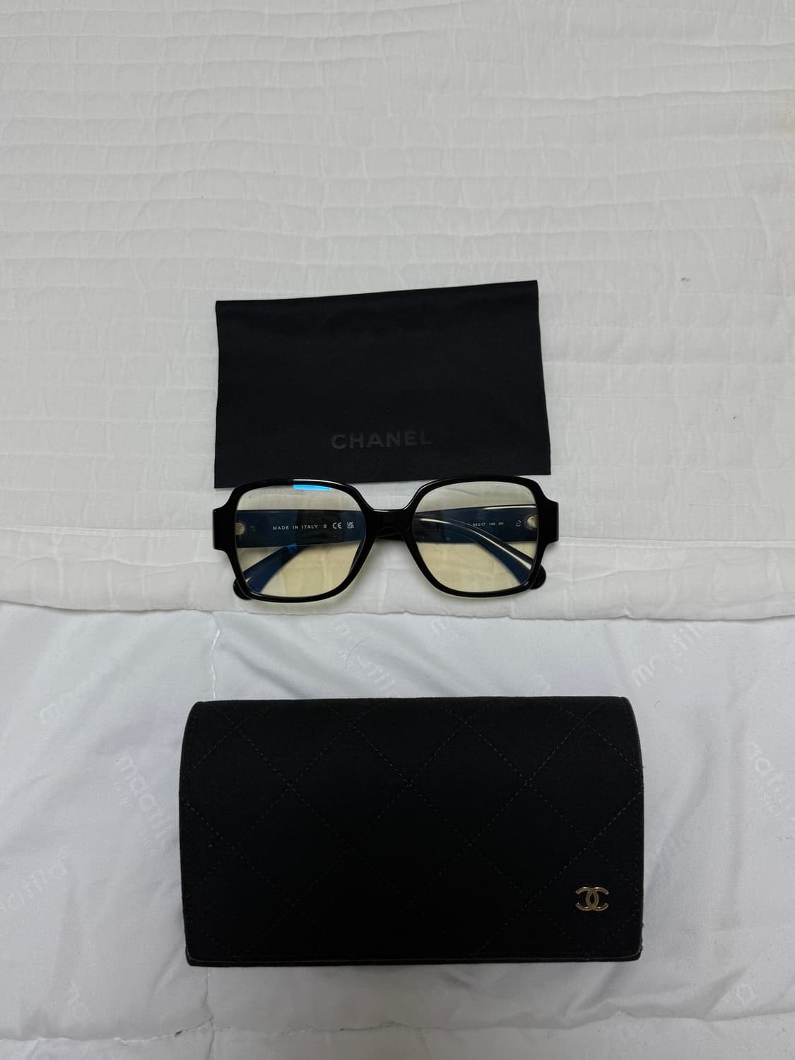 샤넬 블루라이트 스퀘어 하트안경  상품이미지1