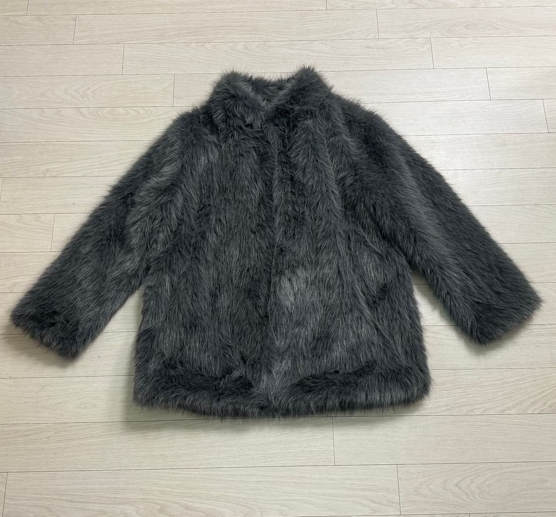 그레이 퍼 자켓 상품이미지1