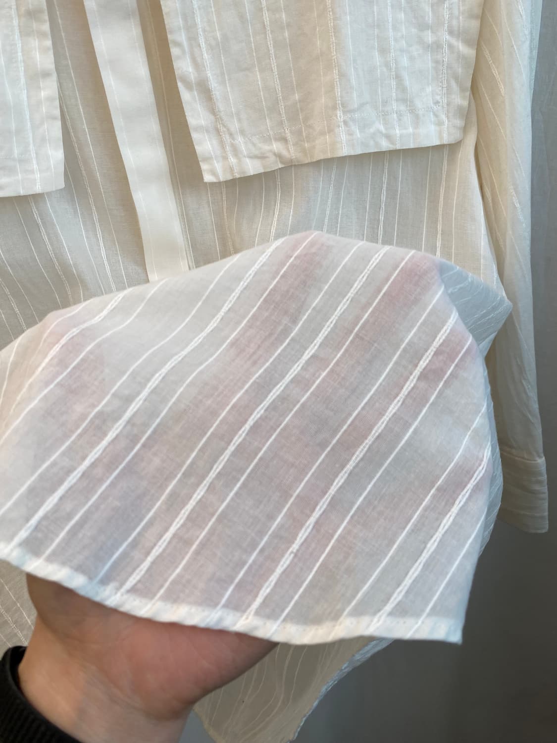 스퀘어카라 블라우스(M) 상품이미지8