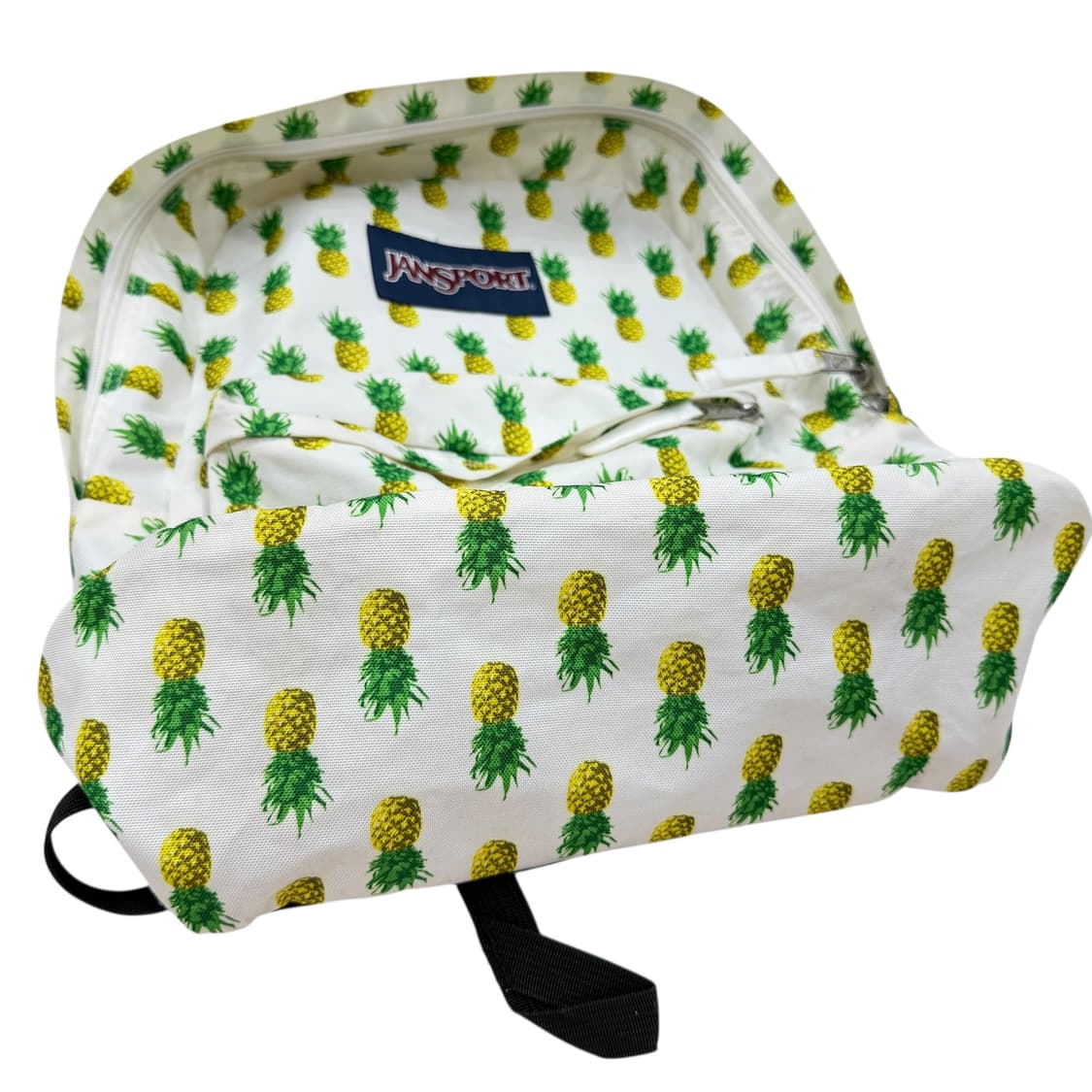 잔스포츠 빈티지 파인애플 패턴 슈퍼브레이크 백팩 가방 화이트 상품이미지8