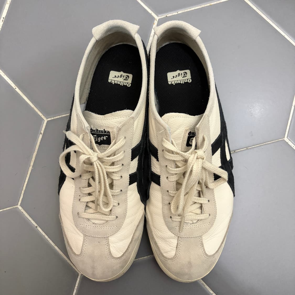 오니츠카 타이거 멕시코 66 빈티지 화이트 블랙 270 상품이미지1