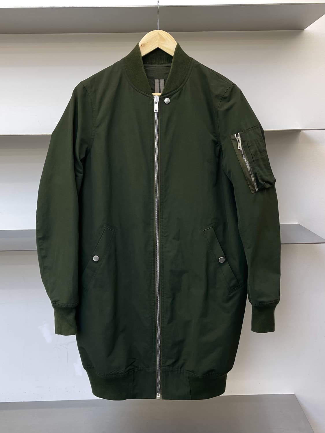 릭오웬스 18s/s 다크쉐도우 롱 플라이트 봄버 상품이미지1