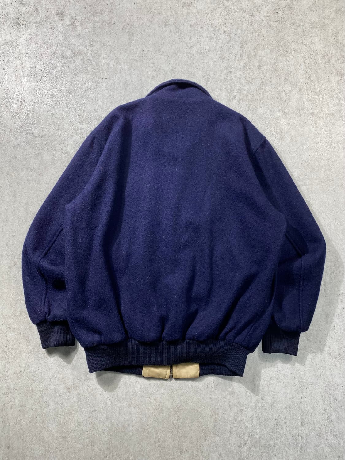 [L] 90s Hogan 호건 다크네이비 울 집업 자켓 상품이미지7