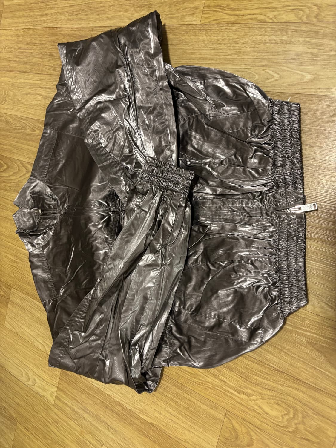 YCH ZIP-FRONT BOMBER JACKET (SILVER) 상품이미지3