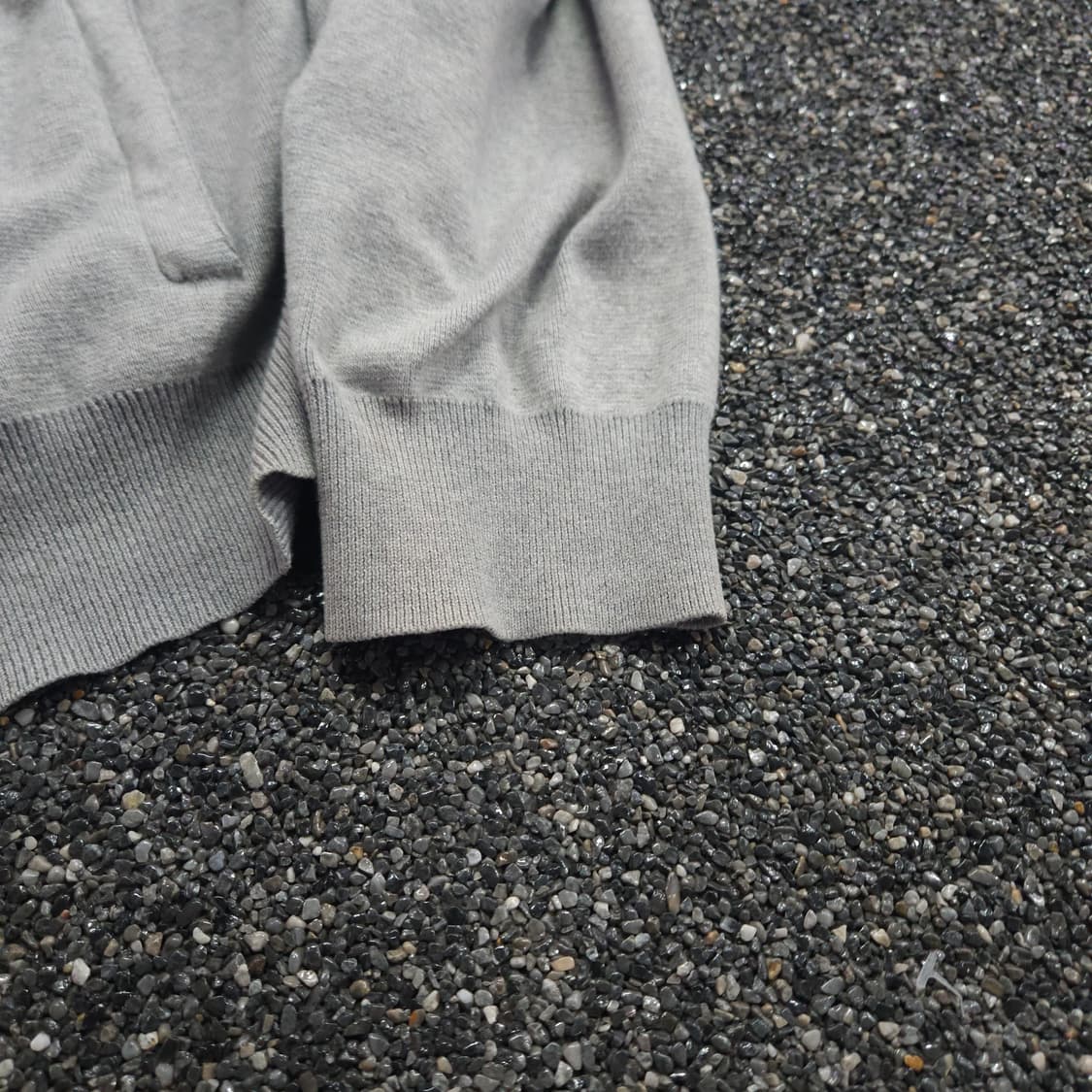 폴로 랄프로렌 포니 로고 미니멀 투웨이 니트 집업 (XL) 상품이미지4