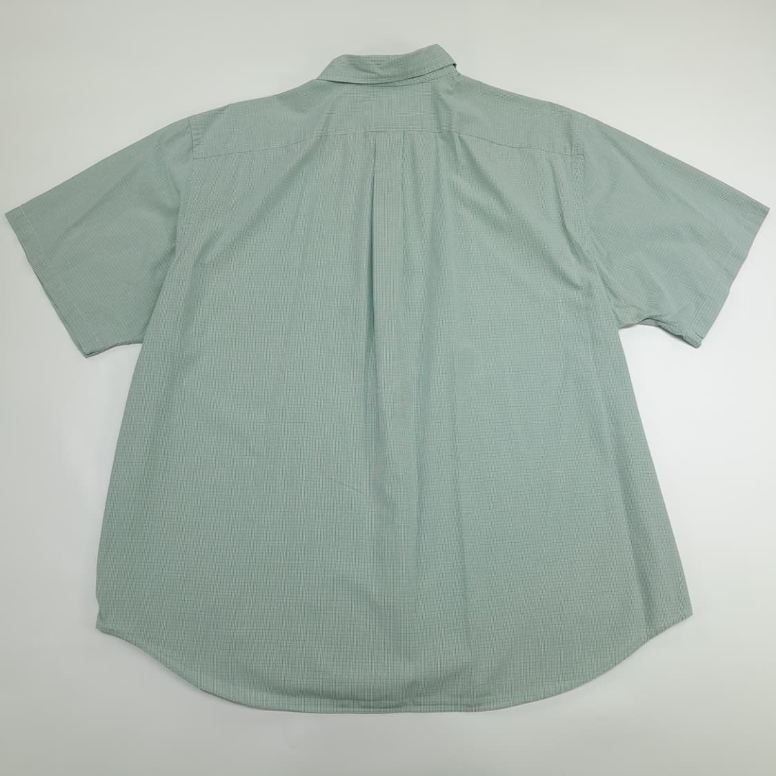 Co551 2XL Big 폴로 랄프로렌 애플그린 마이크로체크 반팔 셔츠 상품이미지6