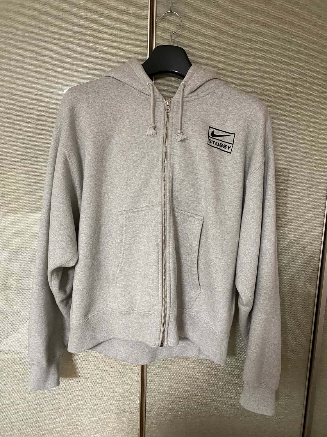 [XS] 나이키x스투시 후드집업 그레이 상품이미지1