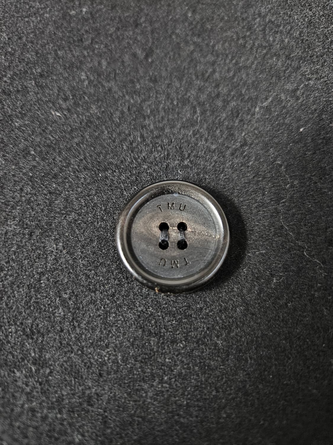 더티셔츠뮤지엄 캐시미어 트렌치코트 롱자켓 M 블랙 상품이미지2