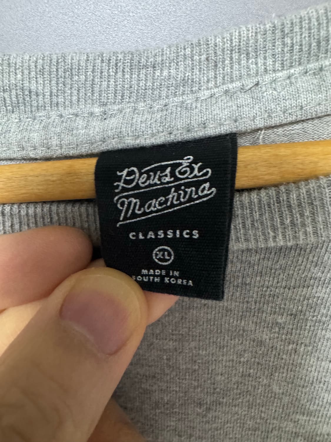 데우스 엑스 마키나 롱슬리브 xl 그레이 상품이미지5