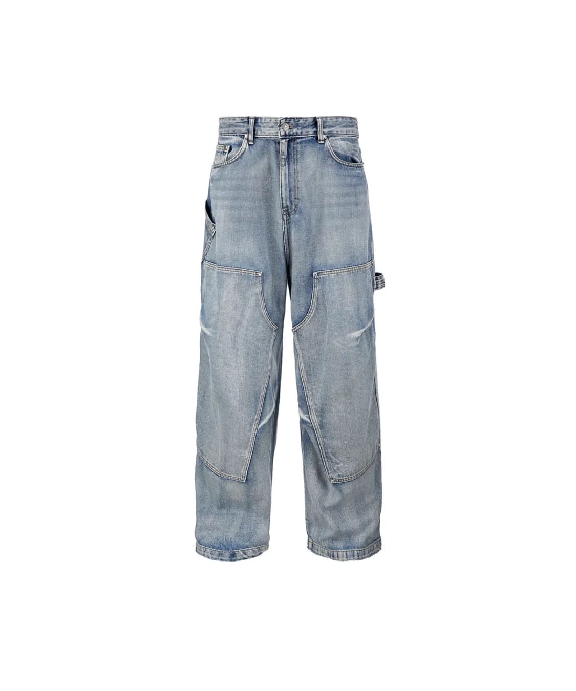 9999아카이브 더블니 데님 팬츠 상품이미지1