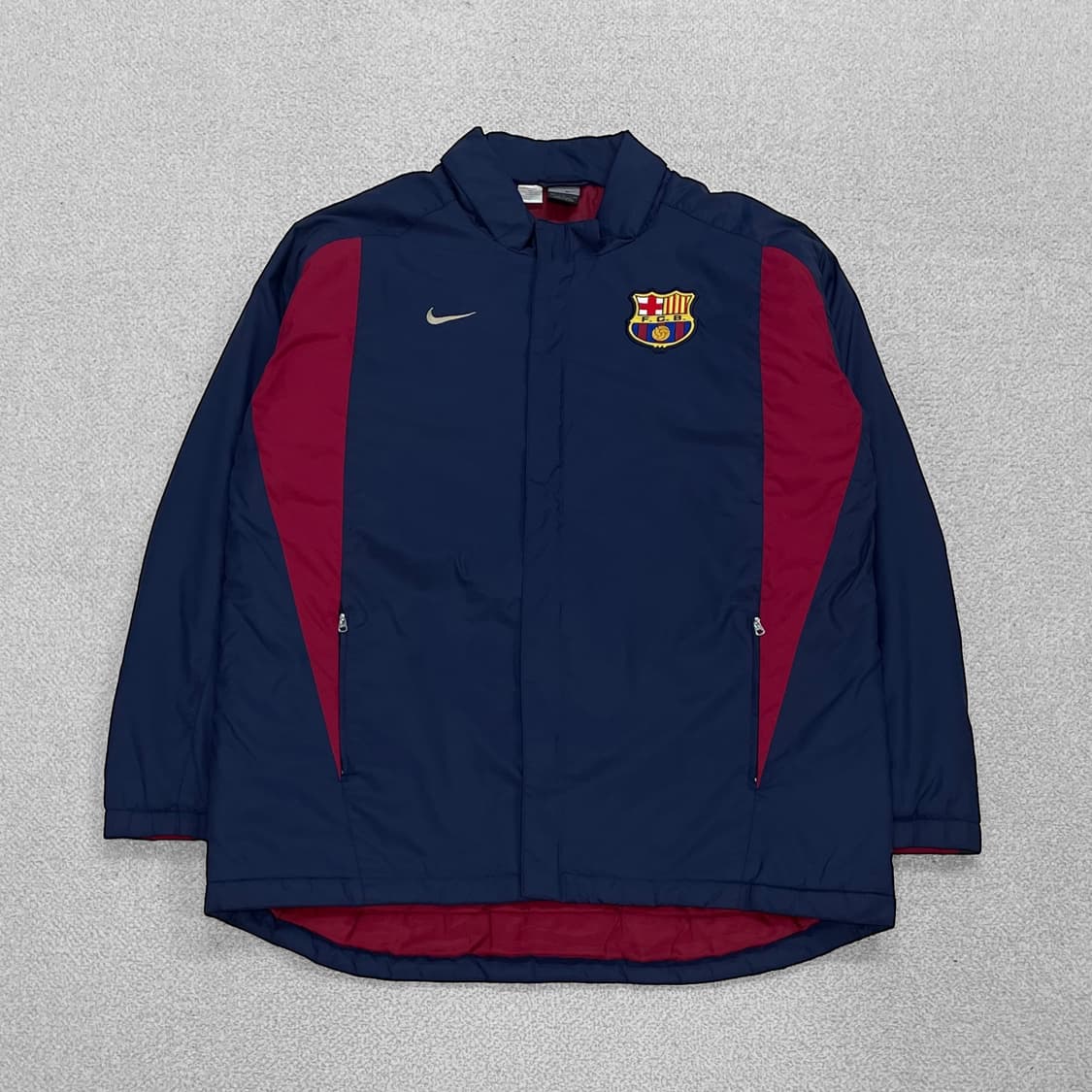나이키 00s 바르셀로나 바람막이 점퍼 네이비 상품이미지1