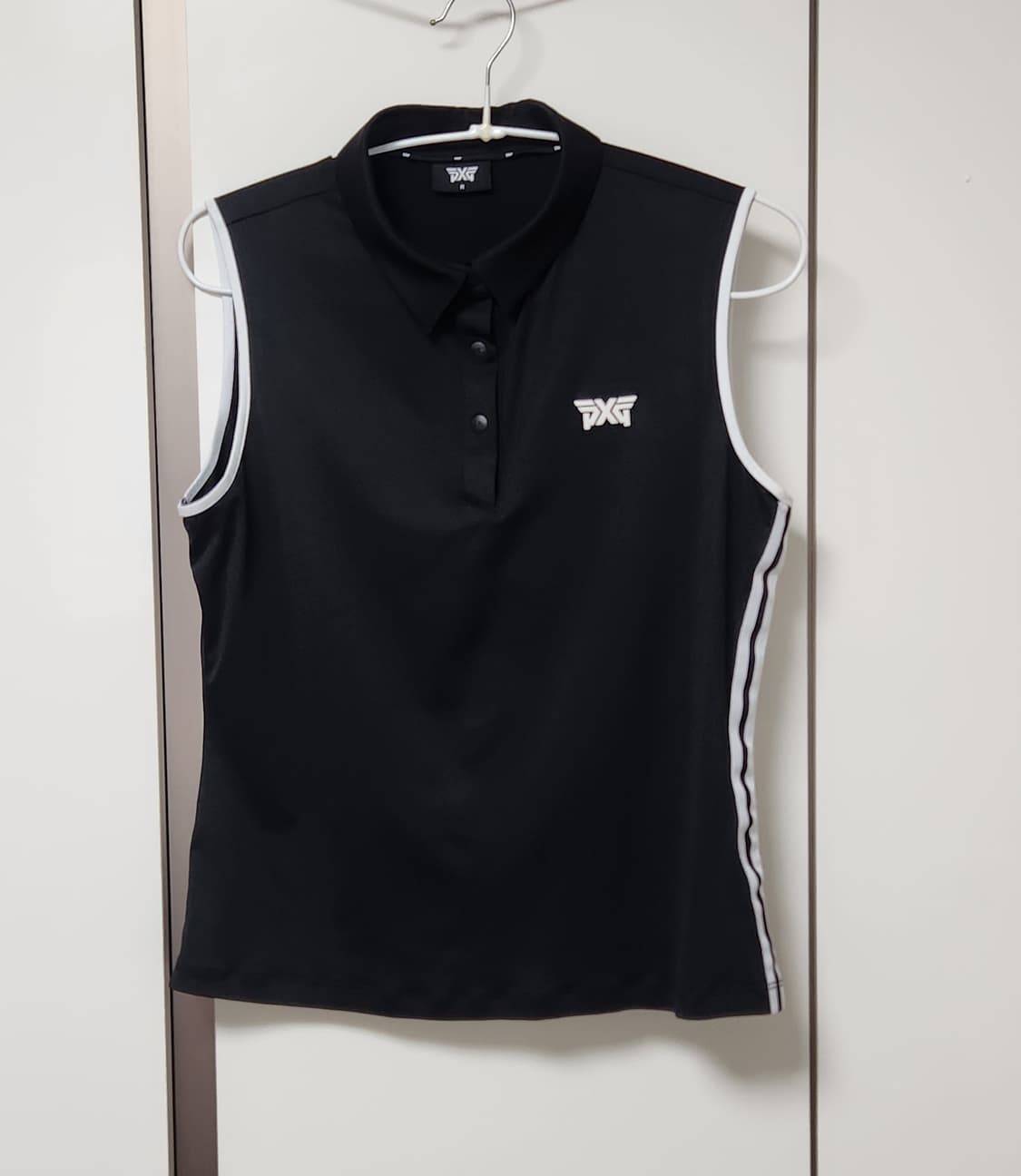 PXG 블랙 민소매 폴로 셔츠 M 상품이미지1