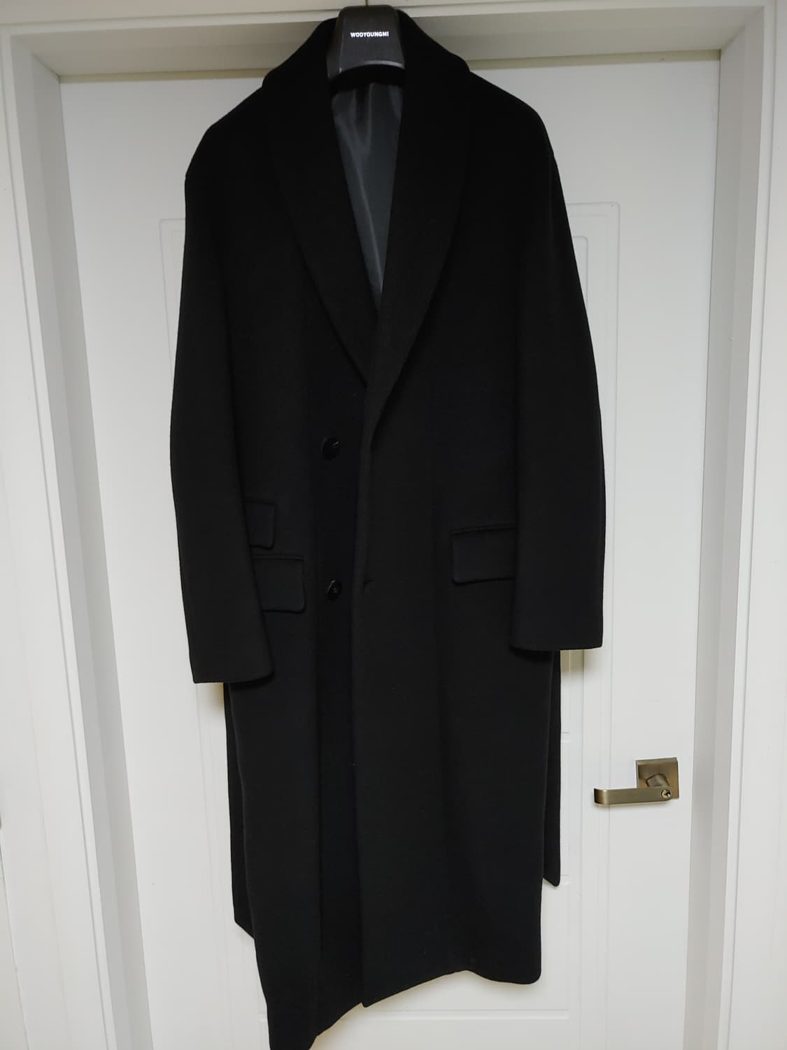 우영미 19fw 숄카라 로브 롱 코트 팝니다 상품이미지2