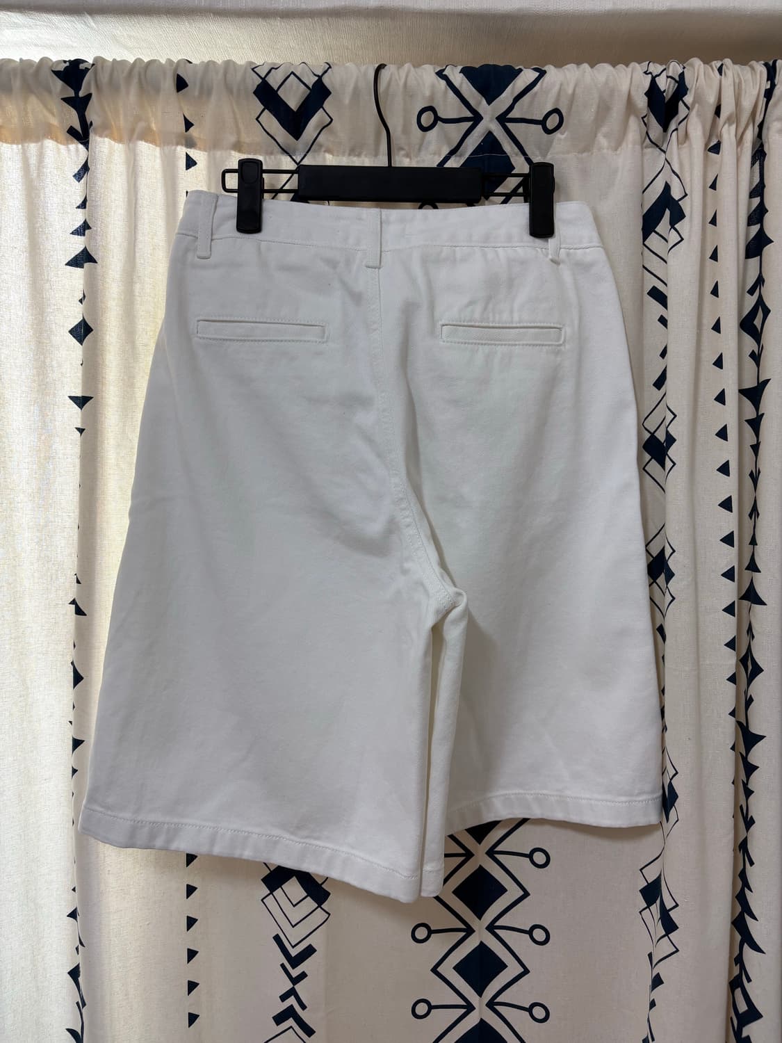 아모멘토 / 컷오프 와이드 하프데님 상품이미지4