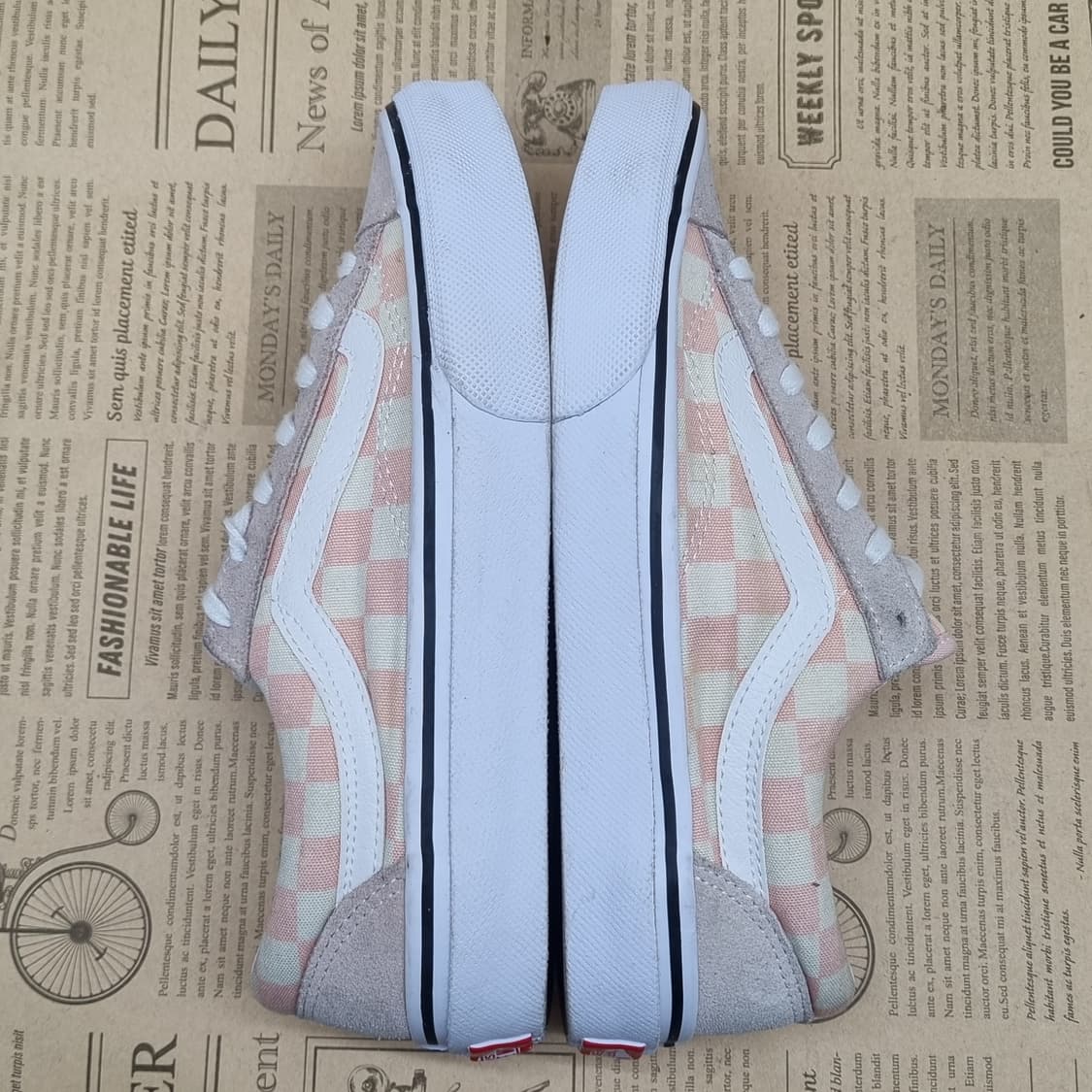 반스 올드스쿨 체커보드 스니커즈220 상품이미지5