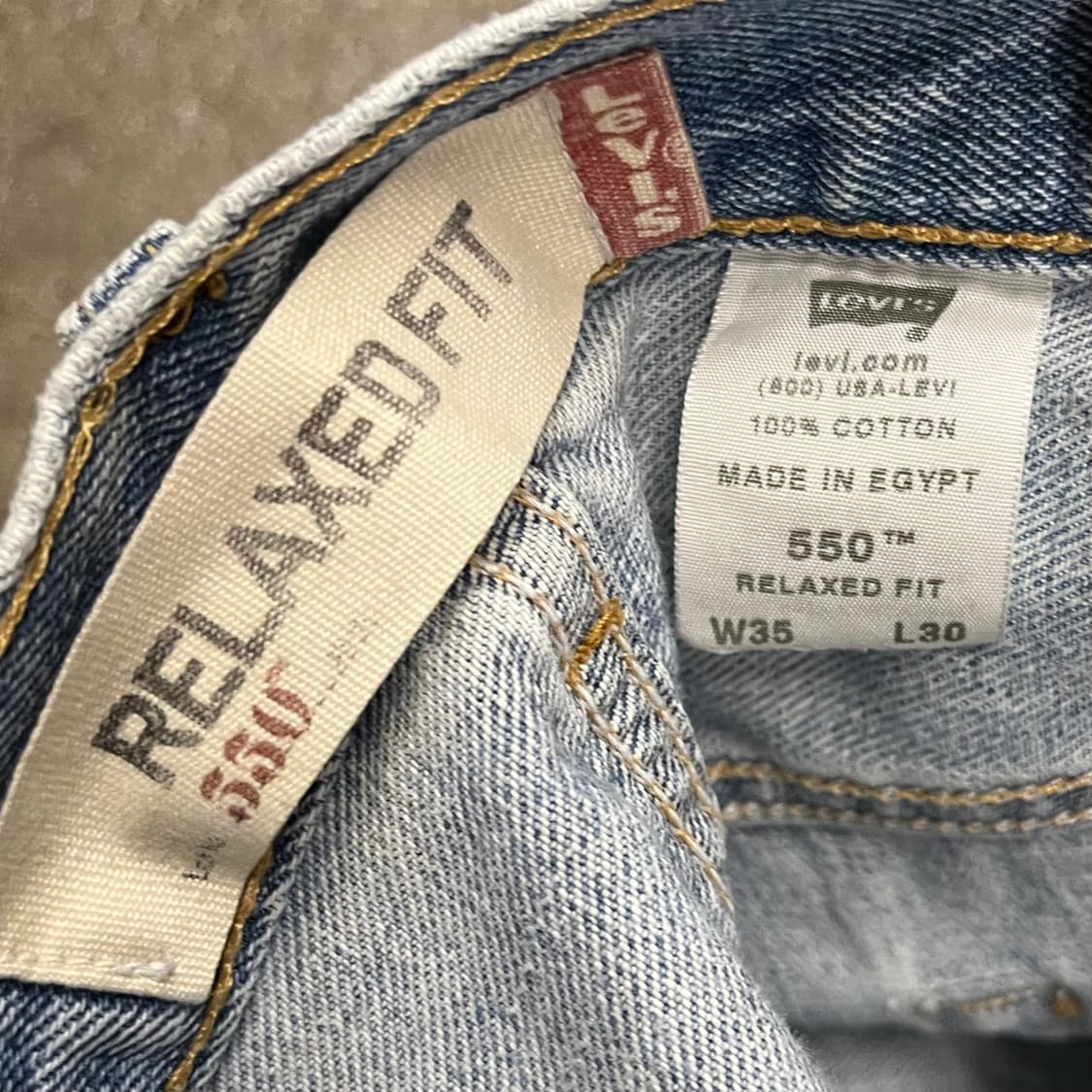 00s Levis550 데님 팬츠 (34”) 상품이미지7