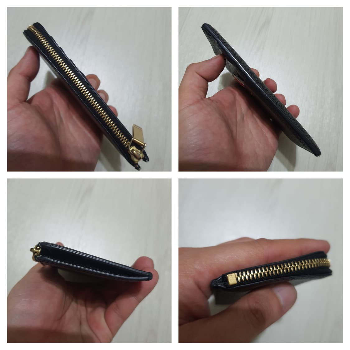 정품 톰브라운 블랙 레더 카드지갑 상품이미지6