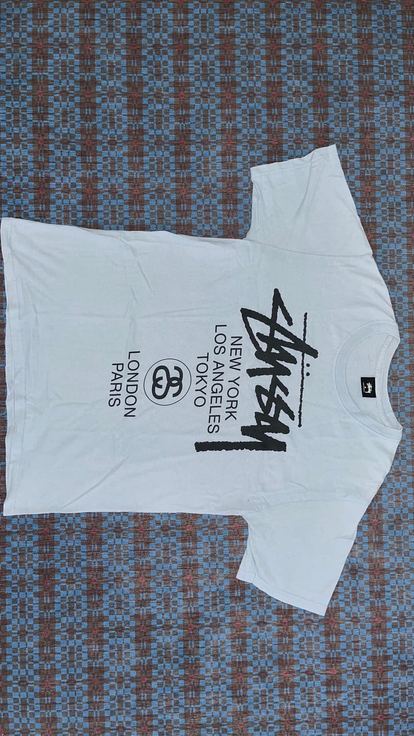 스투시 반팔 스카이블루 상품이미지1