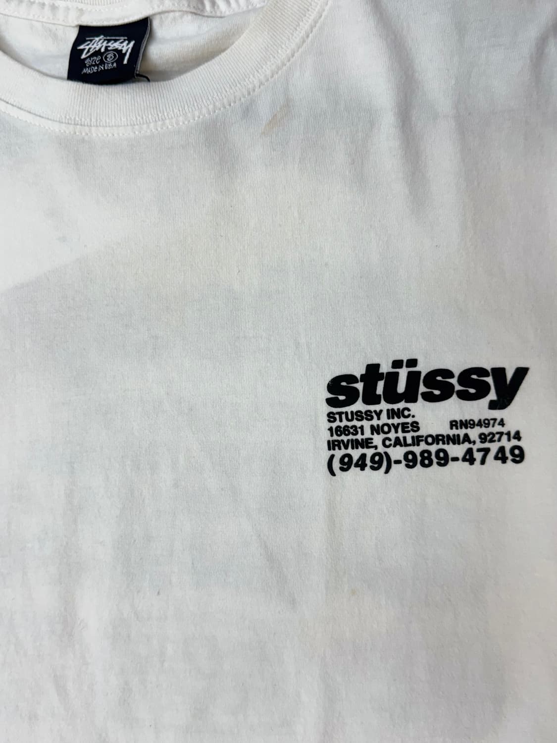 Stussy 스투시 DNA 피그먼트 다이드 티셔츠 내츄럴 상품이미지9