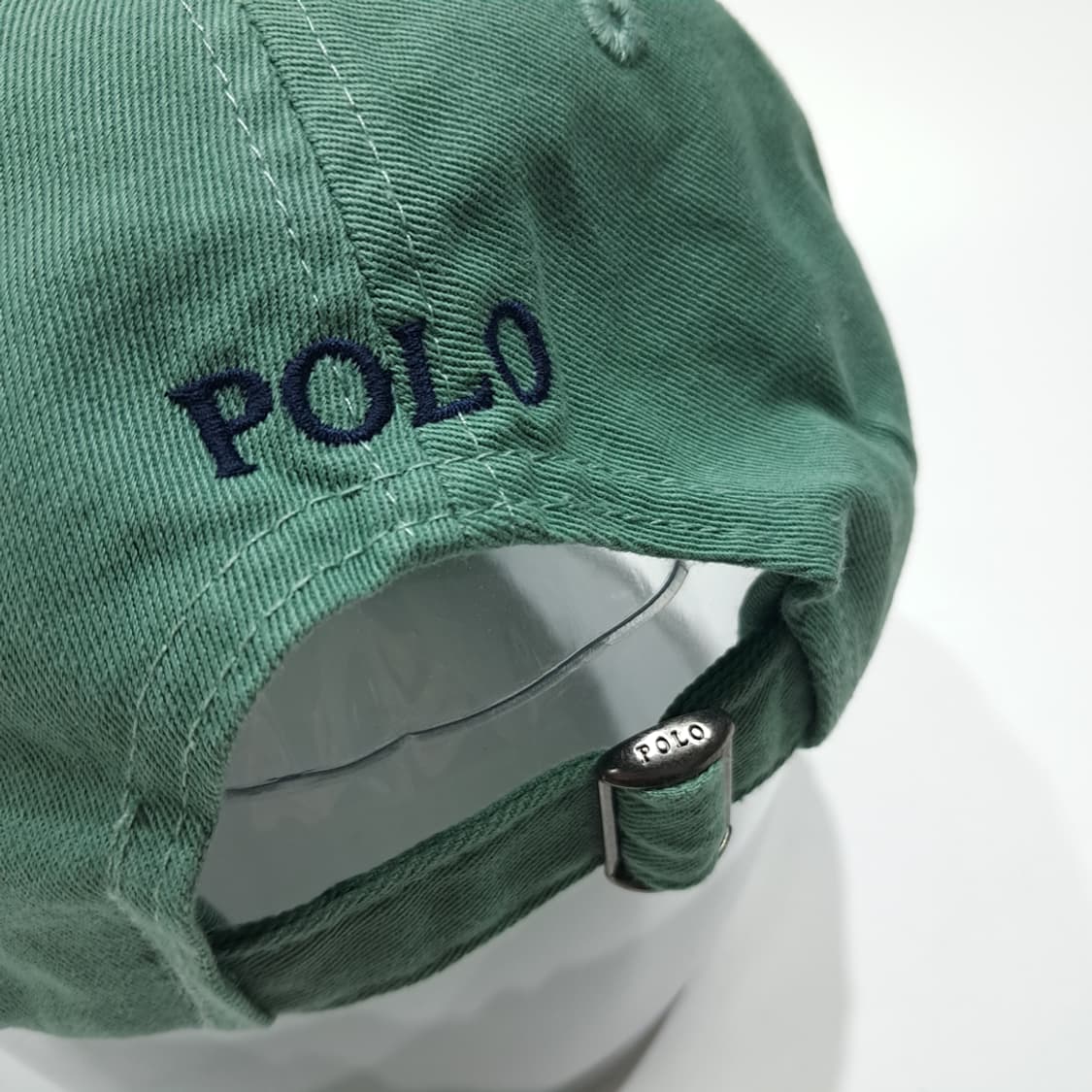 CL490 폴로 다크네이비 자수 세이지그린 볼캡 모자 상품이미지6