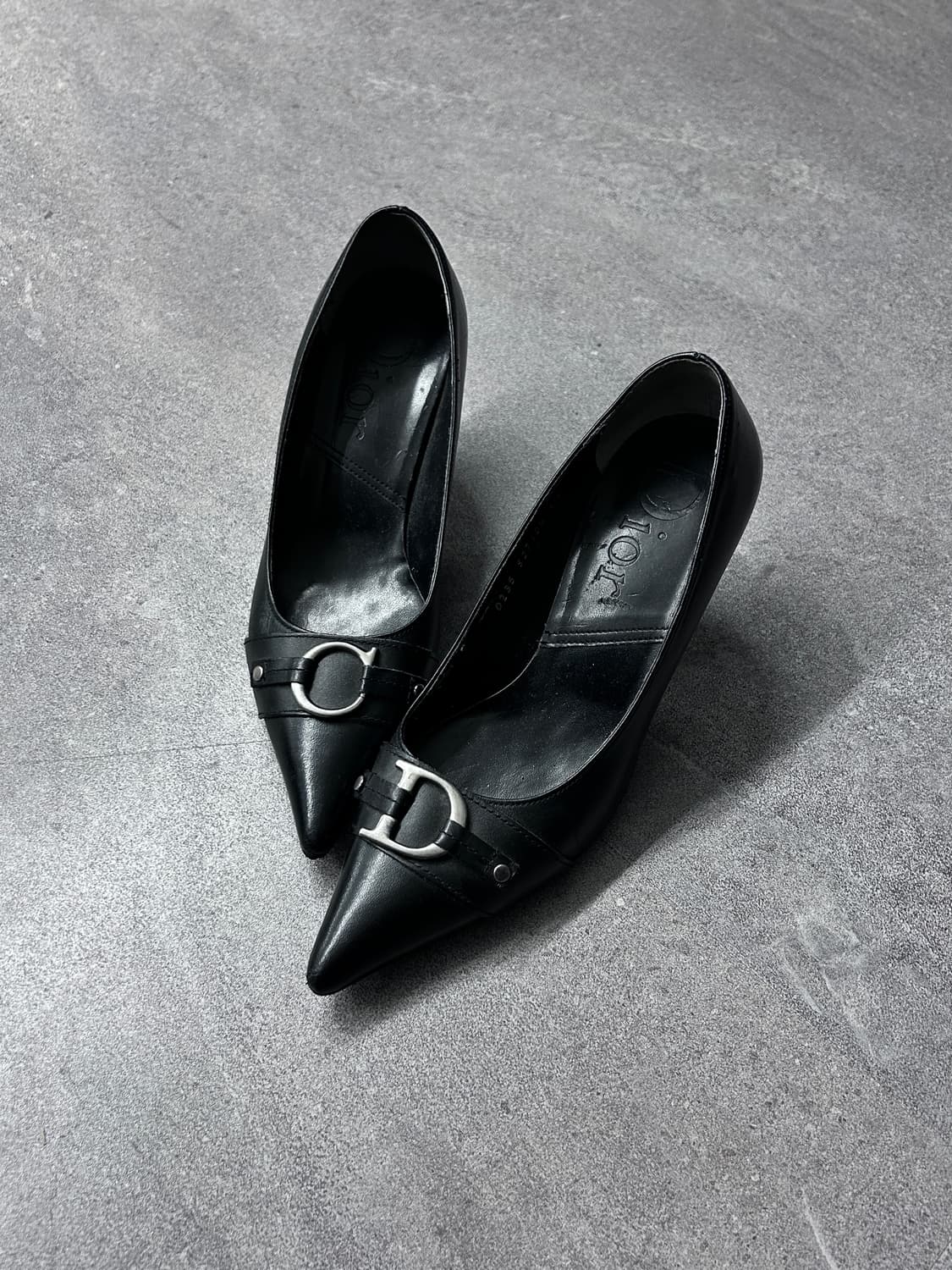 디올 레더 스틸레토 펌프스  상품이미지1