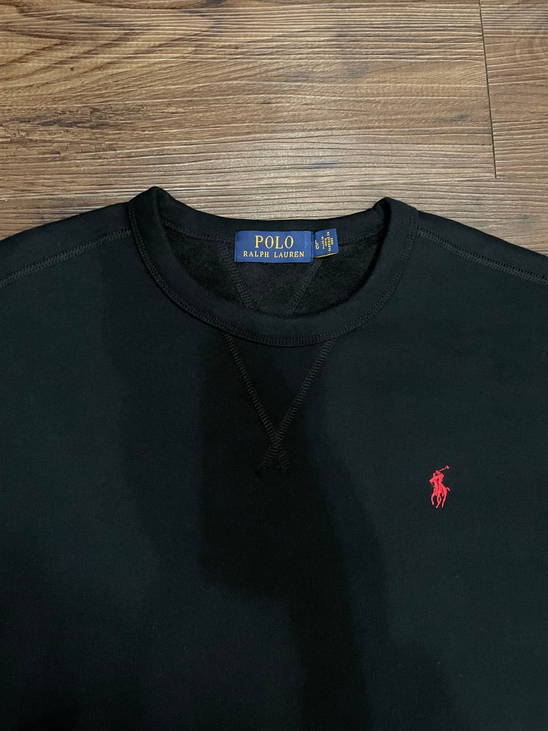 폴로 랄프로렌 스웻셔츠 맨투맨 블랙 상품이미지2