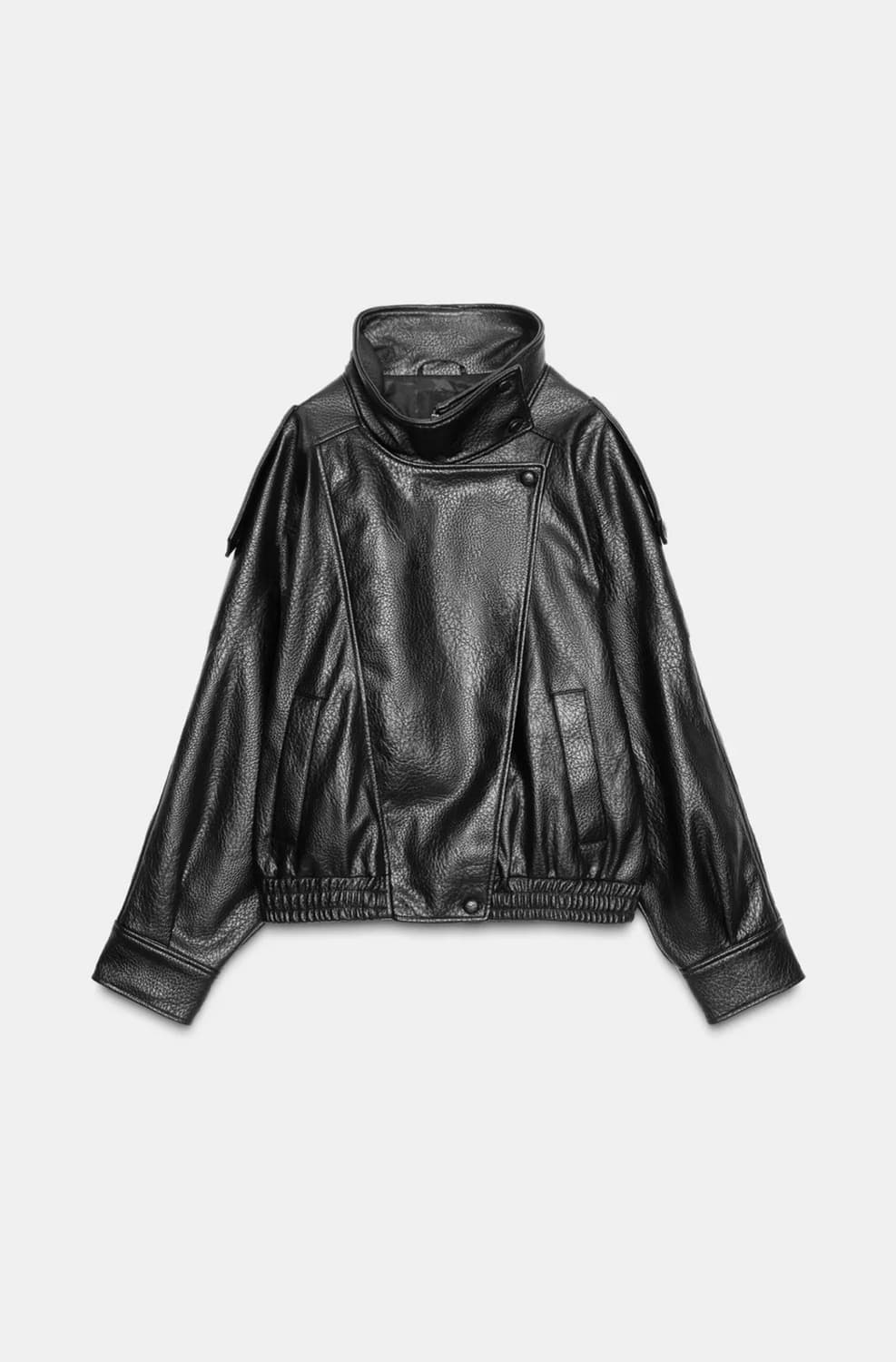 새상품택O) 자라 레더 자켓 점퍼 zara 생로랑 상품이미지1