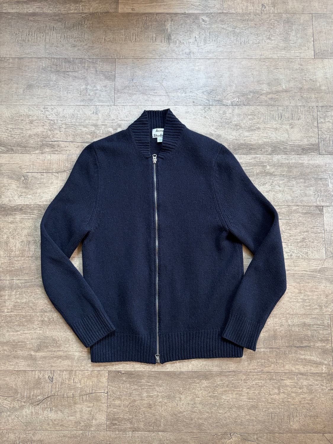 Acne Studios 네이비 울 집업 니트 S 상품이미지1