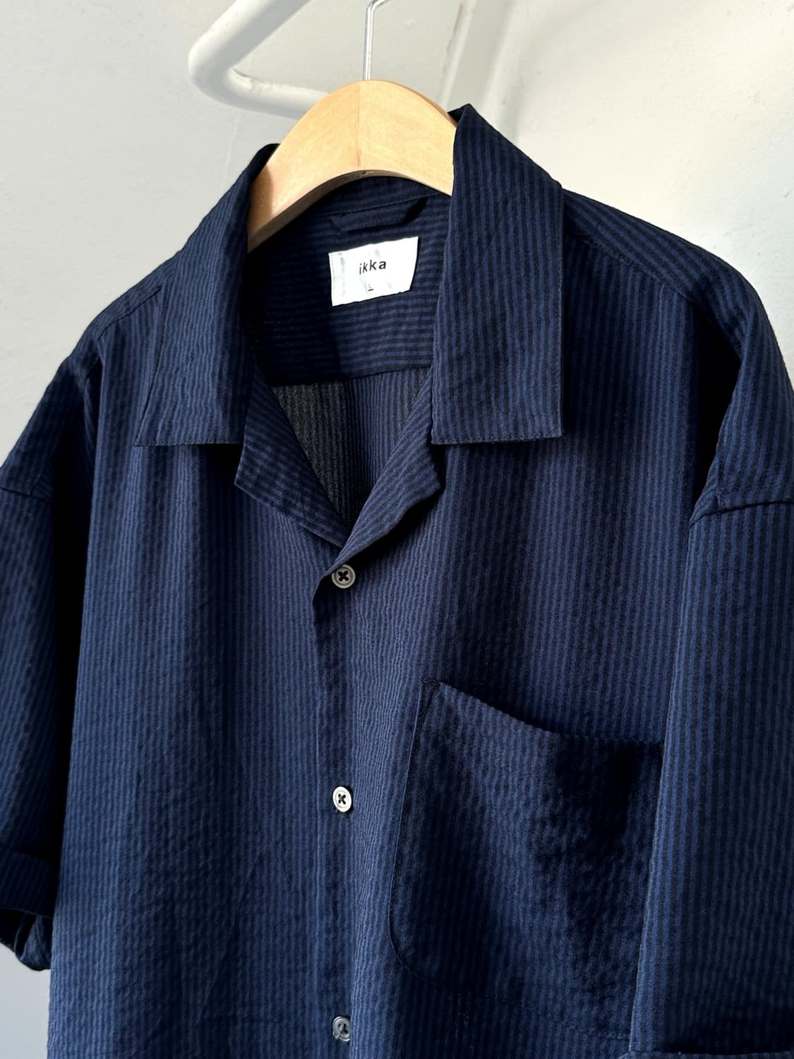 Design sucker fabric H/S shirt 상품이미지1