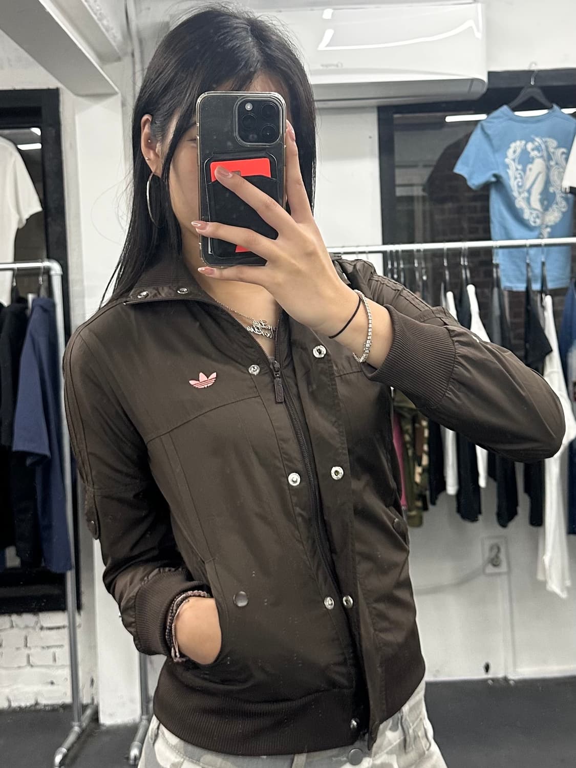 아디다스 파이어버드 브라운 자켓 상품이미지2