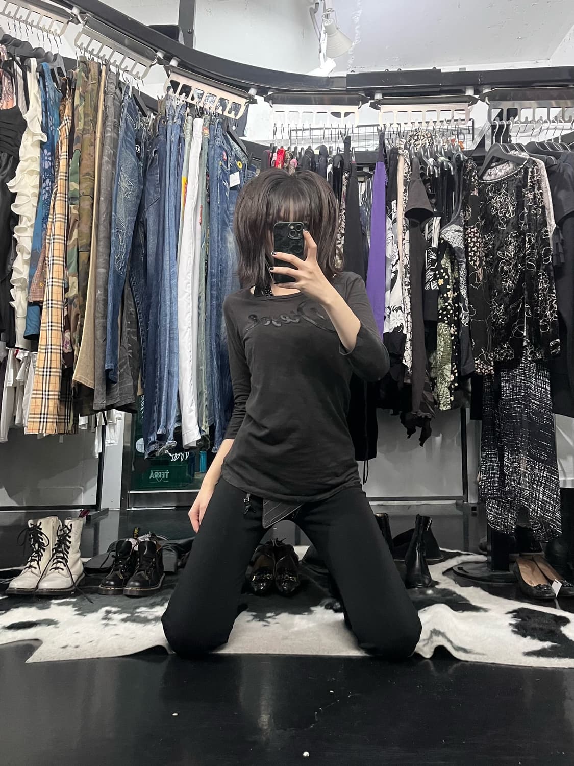 디젤 슬림핏 7부 슬리브 상품이미지1