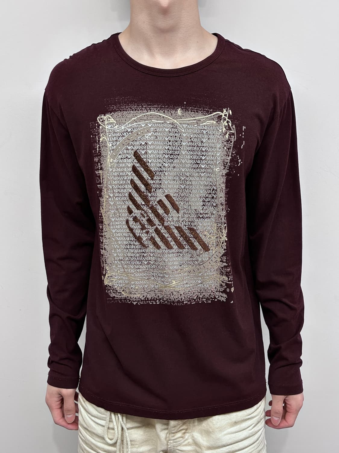 아르마니 3d 앰블럼 롱 슬리브 상품이미지6