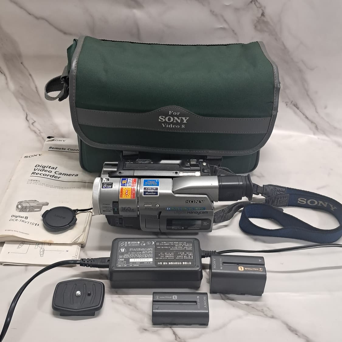 하자있음) 소니 핸디캠 8mm DCR-TRV110 빈티지 캠코더 상품이미지9