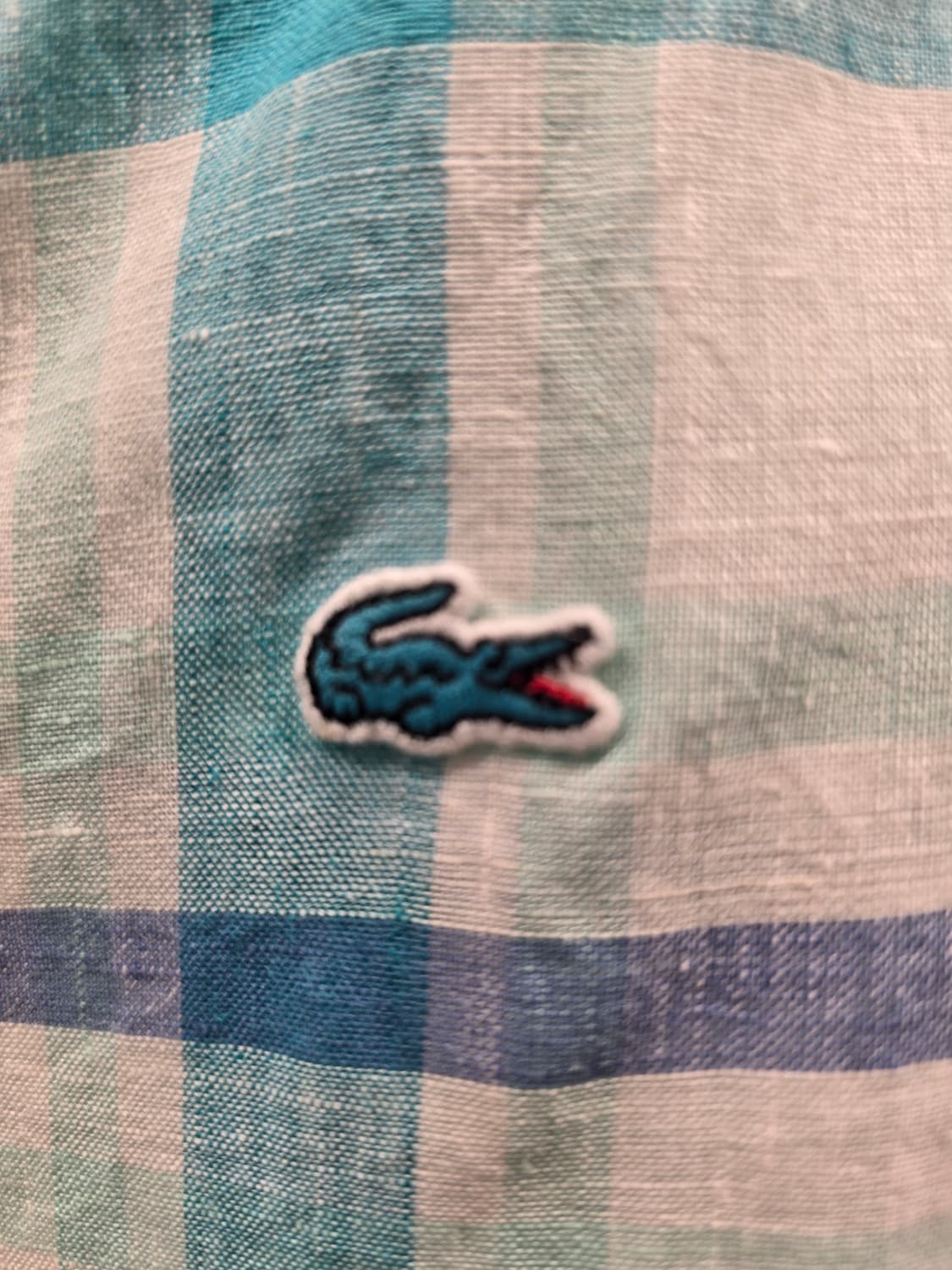 라코스테 여성 마 체크 셔츠 95(66) 상품이미지5