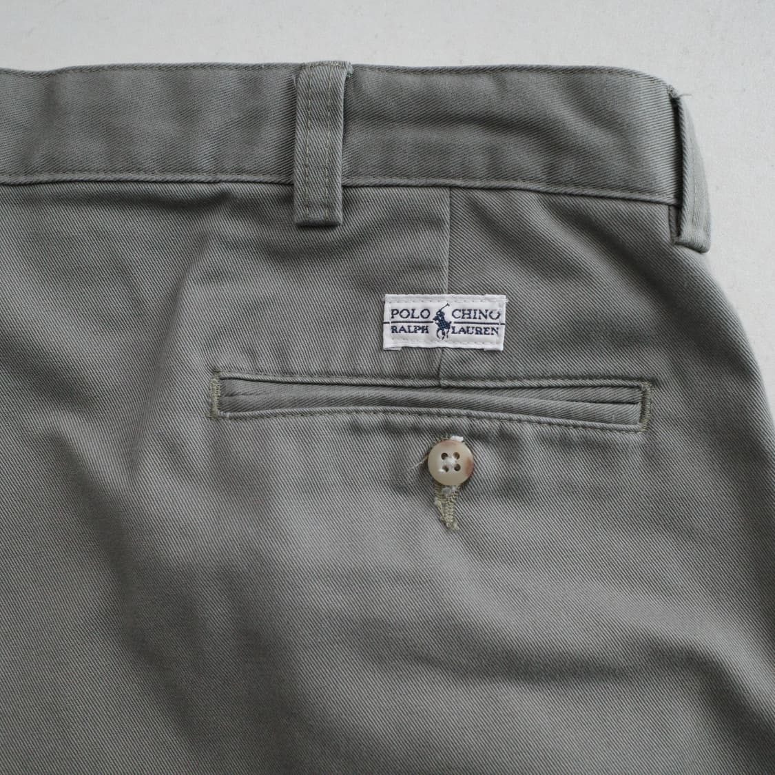 90s 폴로 랄프로렌 클래식 카키 치노 팬츠 38/30 상품이미지8